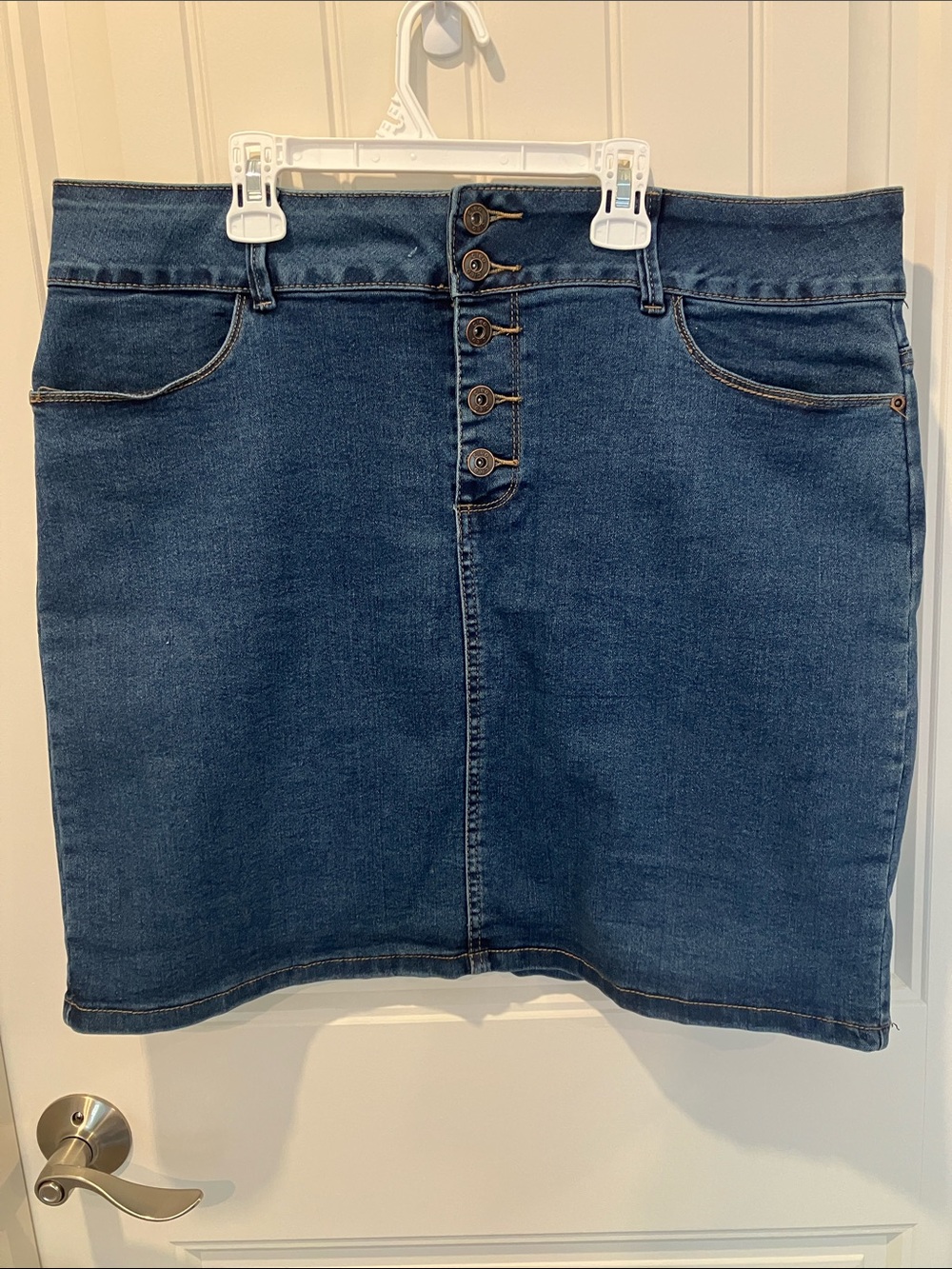 CLEO Denim Jean SKIRT BLUE Sz 16